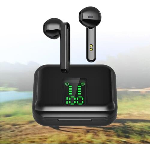 New Bluetooth Earphone TWS Wireless Men Women Sport Headphones Earbuds Waterproof Headset Touch Control LED Display For Phone
