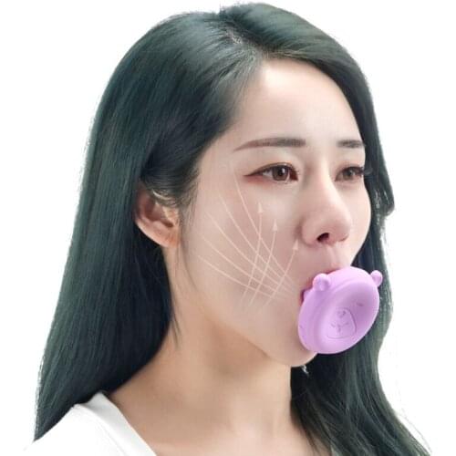 New Face Slimming Tool Face Lift Skin Firming V Shape Exerciser Instrument Cute Portable Anti Wrinkle Mouth Exercise Tool