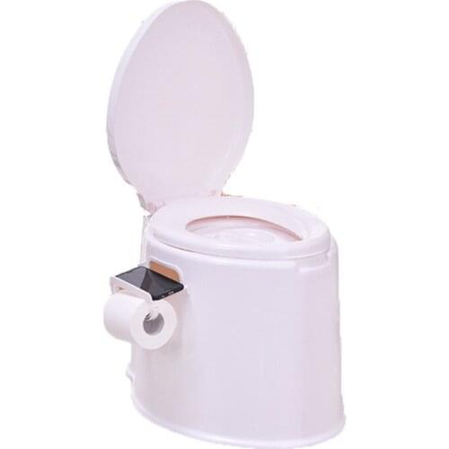 Portable Travel Toilet Compact Potty Bucket Seats w _ Waste Tank Lightweight Outdoor Indoor Toilet For Camping and Hiking