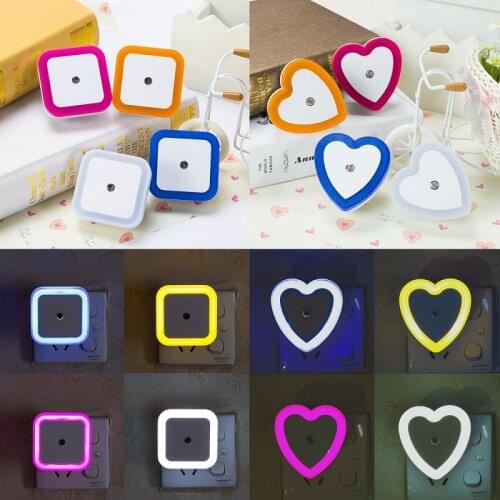 Sensor Control Lamp Energy Saving Sleeping Night Light Baby Bedroom Bedside lamp Bulb Backlight 110V 220V EU US Plug