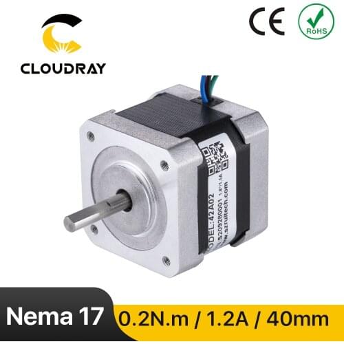 Nema17 Stepper Motor 42mm 20Ncm 1.2A 2 Phase Stepper Motor 4-lead Cable for 3D printer CNC Engraving Milling Machine