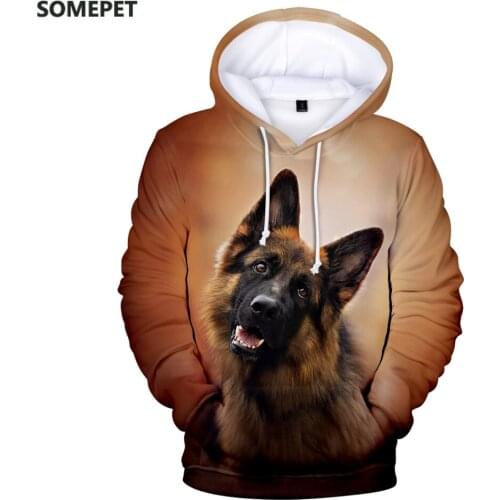 New arrival german shepherd hoodies sweatshirt High Quality Pullover Dog lovers men/women Autumn Winter hoodies Sportswear