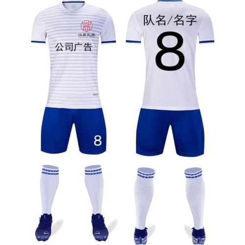 New 2021 Mens Kids Soccer Jerseys Set Survetement Football Boys Women Running Training Uniforms Team Blank Sports Clothes Print