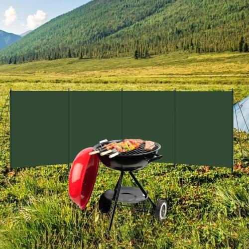 Outdoor Picnic Windshield Windproof Awning Camping Picnic Cooking Burner Windproof Screen Beach Sun Wind Shield