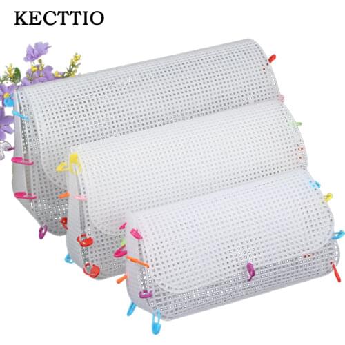 Auxiliary Knitting & Weaving Plastic Mesh Sheet Chenille Gold Velvet Diy Bag Accessories Easy Knit Helper