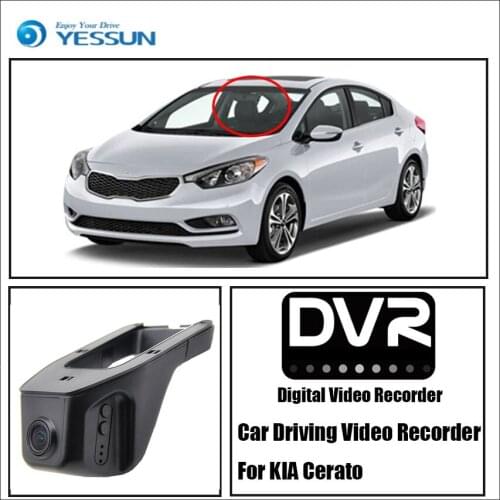 YESSUN for KIA Cerato Car Front Dash Camera CAM - For iPhone Android APP Control Function / DVR Driving Video Recorder