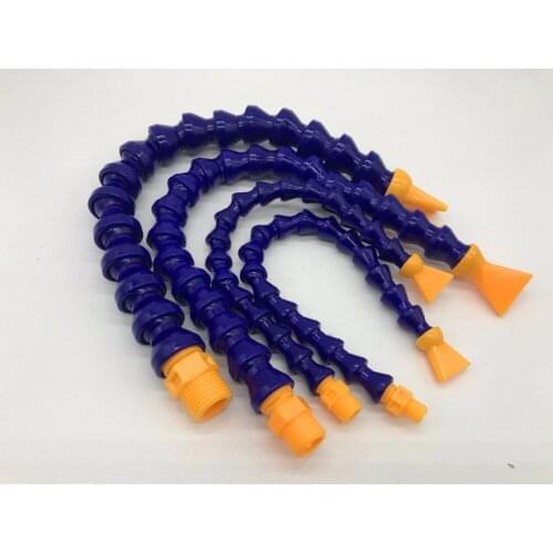 1pcs Flat Nozzle 1/8" 1/4'' 3/8" 1/2" Thread 30 40 50 60cm Plastic machine tool Cooling pipe oil tube water pipe