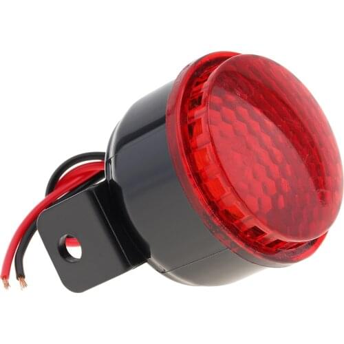 12V-24V 105dB Reverse Horn Beeper Horn Vehicle Auto Warning Back Up Car Reversing Alarm Speaker Buzzer Siren with Wire & Light