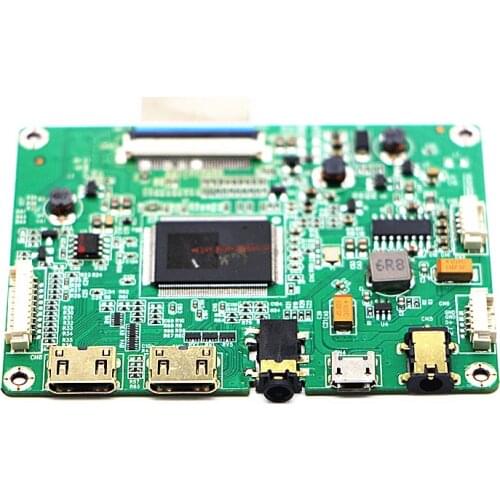 2 mini HDMI+Audio LCD Controller Board For 2K LCD controlador kit 13.3" NV133QHM-A51 EDP 40Pin 2560X1440 2K LCD controlador kit