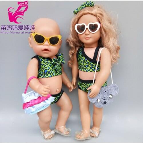 43 cm 18 inch doll bikini swimsuit female baby swimsuit children girl toy clothes