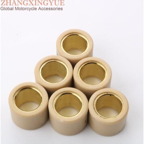 6pc high quality Variator Roller Weights 13gram 21x17mm for Piaggio X7 X10 Evo Ie Eu3 125 Mp3 Ibrido Ie Touring Yourban ERL 125