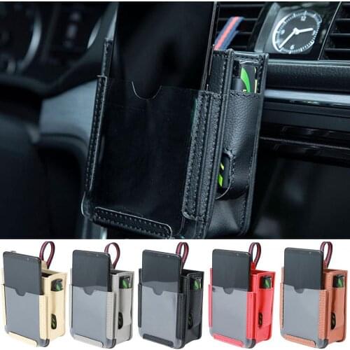Car Air Outlet Pocket Multi-use Cellphone Hanging Storage Bag Vehicle Organizer Automobiles Stowing Tidying