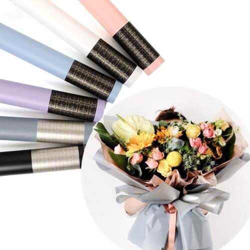 Korean Flowers Gifts Packing Flower Bouquet Wedding Decor Waterproof Wrapping Paper Fresh Gift Florist Packaging Material