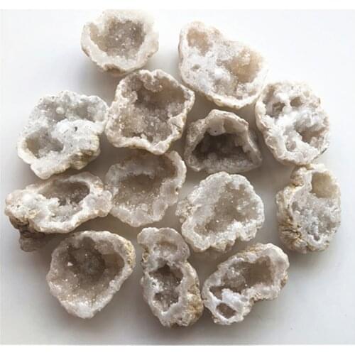 White Agate Cluster Crystals Healing Stones Hot Selling Natural Quartz Geode For Feng Shui