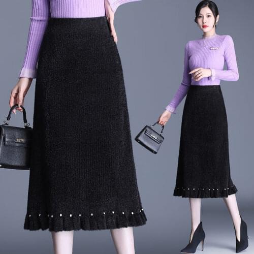 Женские трикотажные юбки Lihahafang China At AliExpress