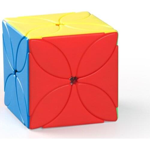 Moyu 3x3 Maple Leaf Cube Smoother Stickerless magic cubes 3x3x3 Strange-shape cubo magico childhood education puzzle gift toys