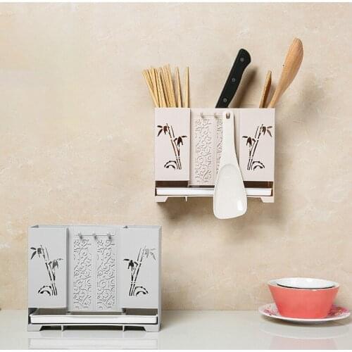 Multi Hanging Rack Drain Chopstick Cage Knife Holder Soup Spoon Tableware Storage Box Kitchen Organizer Pantry Organizer