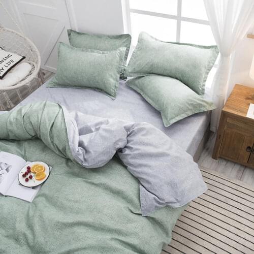 Yaapeet 1pc Solid Color Duvet Cover Leaf Printed Quilt Cover Elegant Stripes Bed Protection Deer Duvet Cover Without Pillowcae