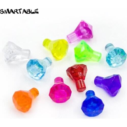 Smartable Diamond Crystal Building Blocks MOC Parts Brick Toys For Christmas Compatible 28556 / 30153 200pcs/Lot