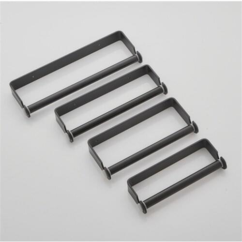 Preservative Film Rack Silver Aluminium Home Kitchen Preservative Film Dispenser Black Roll Paper Bars Bathroom Accessory