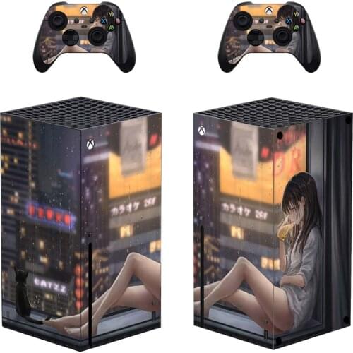 Girl Style Xbox Series X Skin Sticker for Console & 2 Controllers Decal Vinyl Protective Skins Style 1