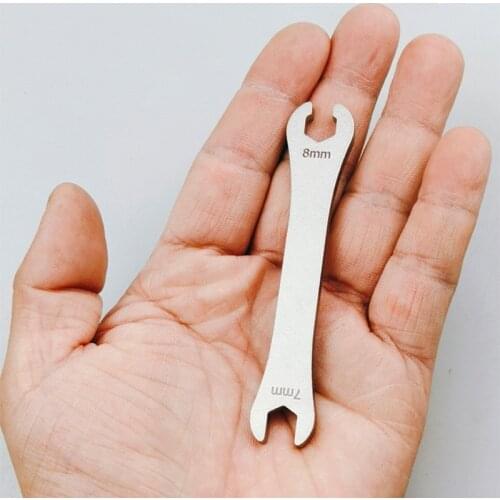 91mm Bike Oil Disc Brake Oil Pipe Locking Screw Wrench 7-8mm Open End Spanner U7EF