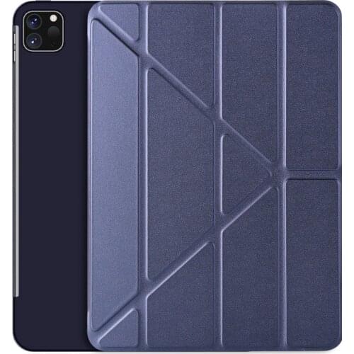 Smart Magnetic Case For iPad Pro 11 2018 Cover, GOLP Ultra Slim PU Leather+PC Hard Back Flip Stand cover for iPad Pro 11 case