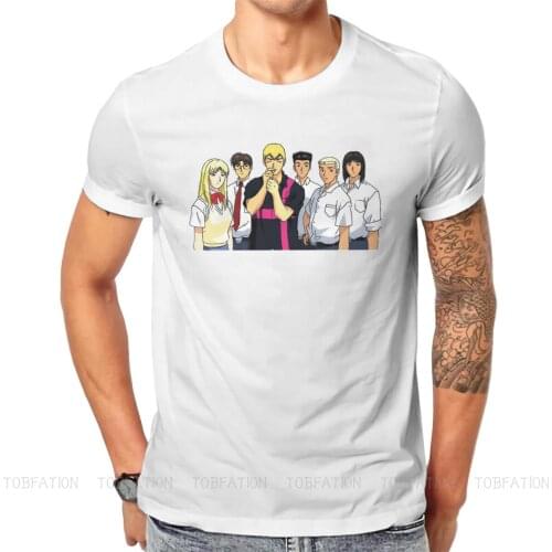 Main Characters Unique TShirt Great Teacher Onizuka GTO Eikichi Azusa Manga Leisure Size S-6XL T Shirt Stuff For Men Women