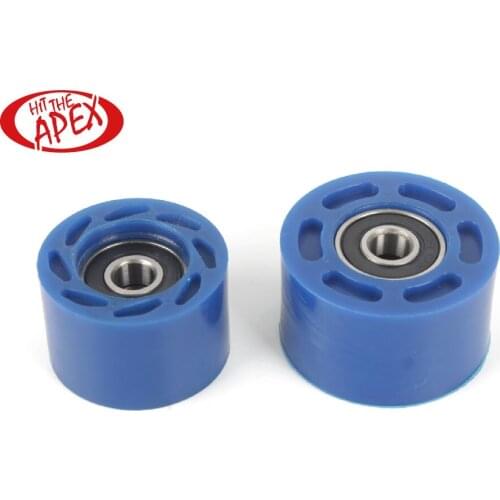 BLUE DRC QUALITY CHAIN ROLLERS TOP & BOTTOM - YAMAHA WR450F WR250F 01-14