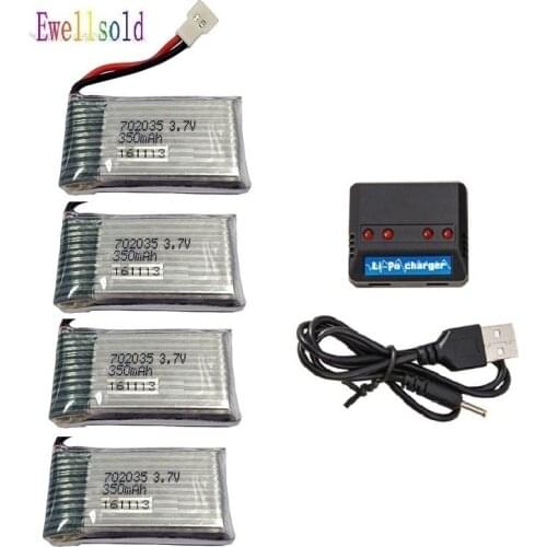 Wltoys XK A100 A110 A120 A130 A150 3 channels R/C Airplane 3.7V 350mAh battery 4pcs/lot