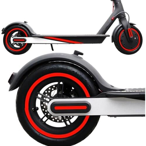 Scooter Wheel Hubs Protective Reflective Sticker for Xiaomi Mijia M365 Pro Electric Scooter for M365 PRO Parts
