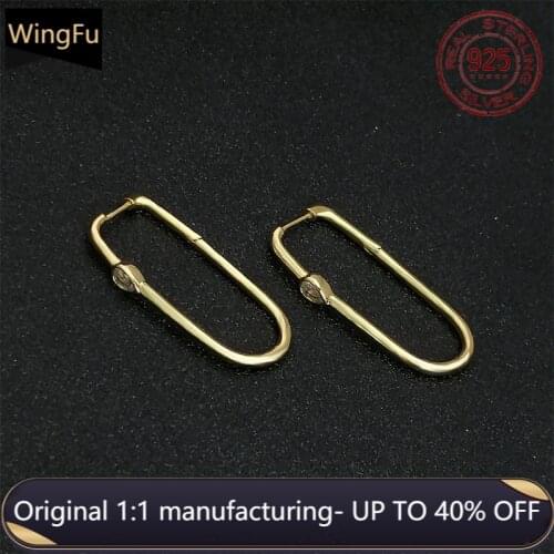 925 Sterling Silver Earrings Zircon Rectangle Gold Girl Earrings Luxury Brand Monaco Womens Jewelry Gifts