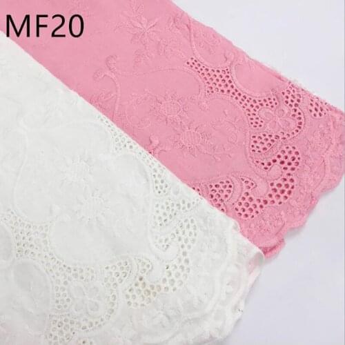 Zsbszc embroidery thread positioning cotton thread carving hole embroidered fashion pajama fabric nigerian lace fabrics MF20