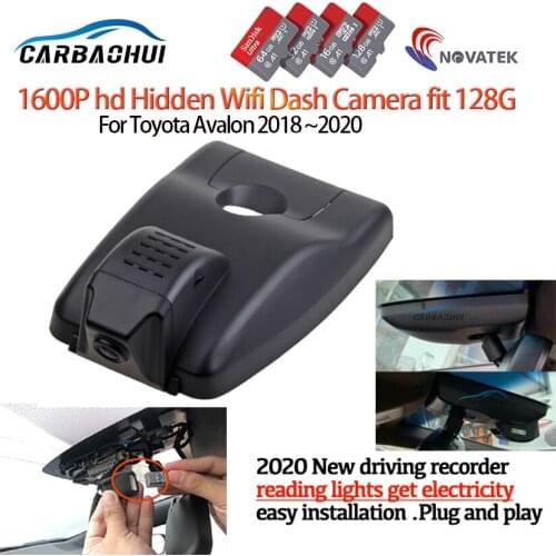 New ! Plug and play Car DVR Video Recorder Dash Cam Camera For Toyota Avalon 2018 2019 2020 Car driving recorder hd 1600P CCD