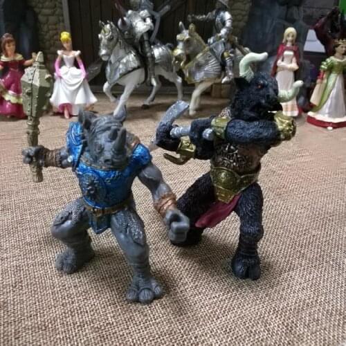 3.75 inch magic myth rhinoceros warrior and bison warrior 1 / 18 2pcs/set