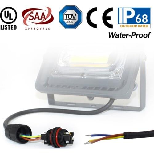 3 Pin Straight T Cross Shape IP68 Waterproof Connector Suit for 5-10MM Electrical Wire Cable Outdoor LED Light Connecting