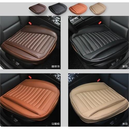 3D Leather Car Seat Cushion Single Driver Seat Cover For All Sedan Four Season General Seat Mat Protector Car-styling Automobile