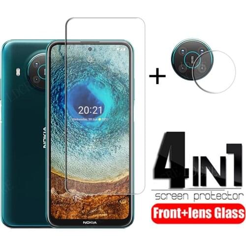 4-in-1 For Nokia X10 Glass For Nokia X10 Tempered Glass HD Screen Protector Protective Camera Film For Nokia X20 X10 Lens Glass