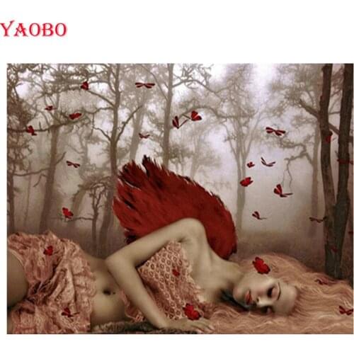 5d diamond mosaic angel butterfly pattern For Living Room Home Decor diamond Painting embroidery mosaic diamond Square round