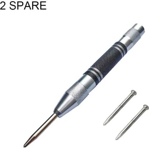 1Pcs Automatic Center Punch Center Hole Punch Machinists Carpenters Tool Wood Press Dent Marker Woodwork Tool Drill Bit