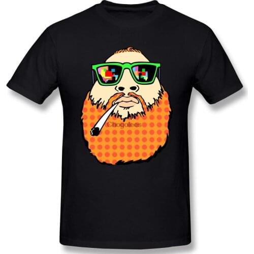 KarleDeal Action Bronson Mans Basic Fashion Short Sleeve T-Shirt Black Design Black