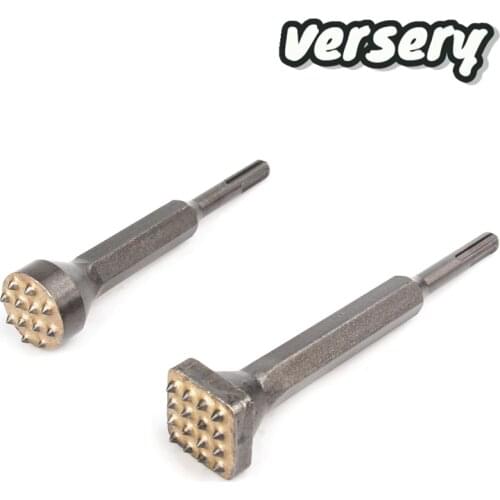 Free Shipping Alloy Point Groove Gouge Flat Round Electric Flower Hammer Drill Bit Stone Slab/Bridge/Wall/Cement Pavement Chisel