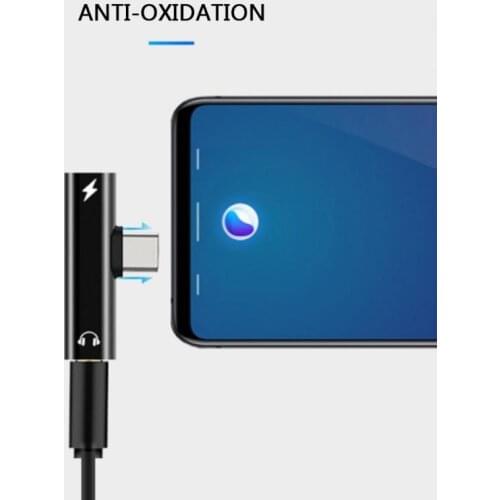 FAST SHIP Mini 2 In 1 Headphone Jack Aux Audio Charging Adapter 2021 Splitter Connector For Huawei Mate 10 Pro / Xiaomi Mi Max 3