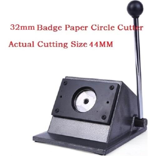 Button Badge Making Tools Paper Circle Cutter Round Cutting machine for 32mm button badge maker(Actual Cutting Size 44MM)