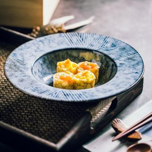 Creative soup bowls, hotel restaurants, large ceramic plates, curry chicken soup plates, snack plates, dishes