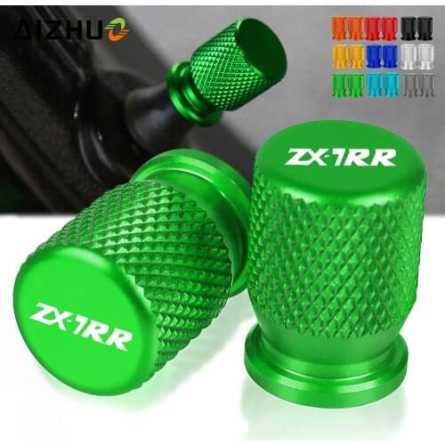 Motorcycle CNC Aluminum FOR KAWASAKI ZX7R ZX7RR ZX 7RR ZX-7R 1989-2003 Vehicle Wheel Tire Valve Air Port Stem Caps Covers Plug