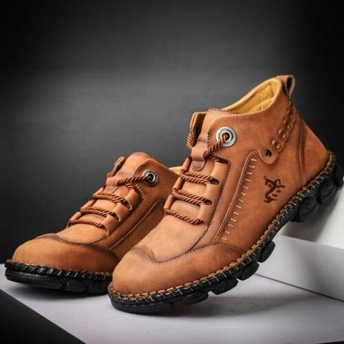 Tide shop Casual Shoes 2021 new boots men Walking Shoes Outdoor High Quality