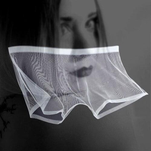 Men Mesh Sexy Boxer Briefs Thin Transparent Underwear Shorts Trunks Underpant Mesh Mens Sexy Boxer Briefs