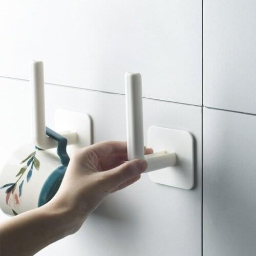 Wall-mounted Kitchen Cling Film Shelf Punch-free Cutting Board Holder Pot Cover Finishing Storage Bracket