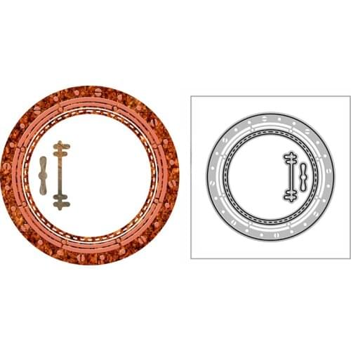 New Porthole Circle Craft Embossing Mold 2021 Metal Cutting Dies for DIY Decorative Scrapbooking Album Card Making No Stamps